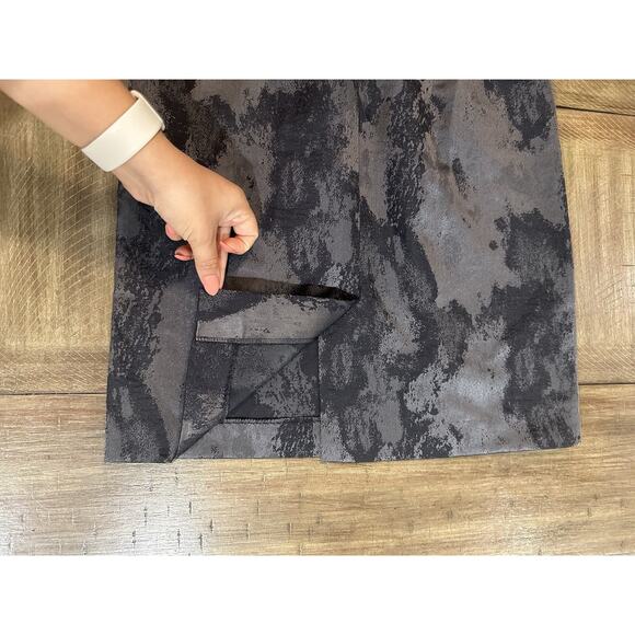 NWT LOFT Ann Taylor Women's Gray Watercolor Sleeveless Sheath Dress Size 4P NEW - Picture 6 of 13